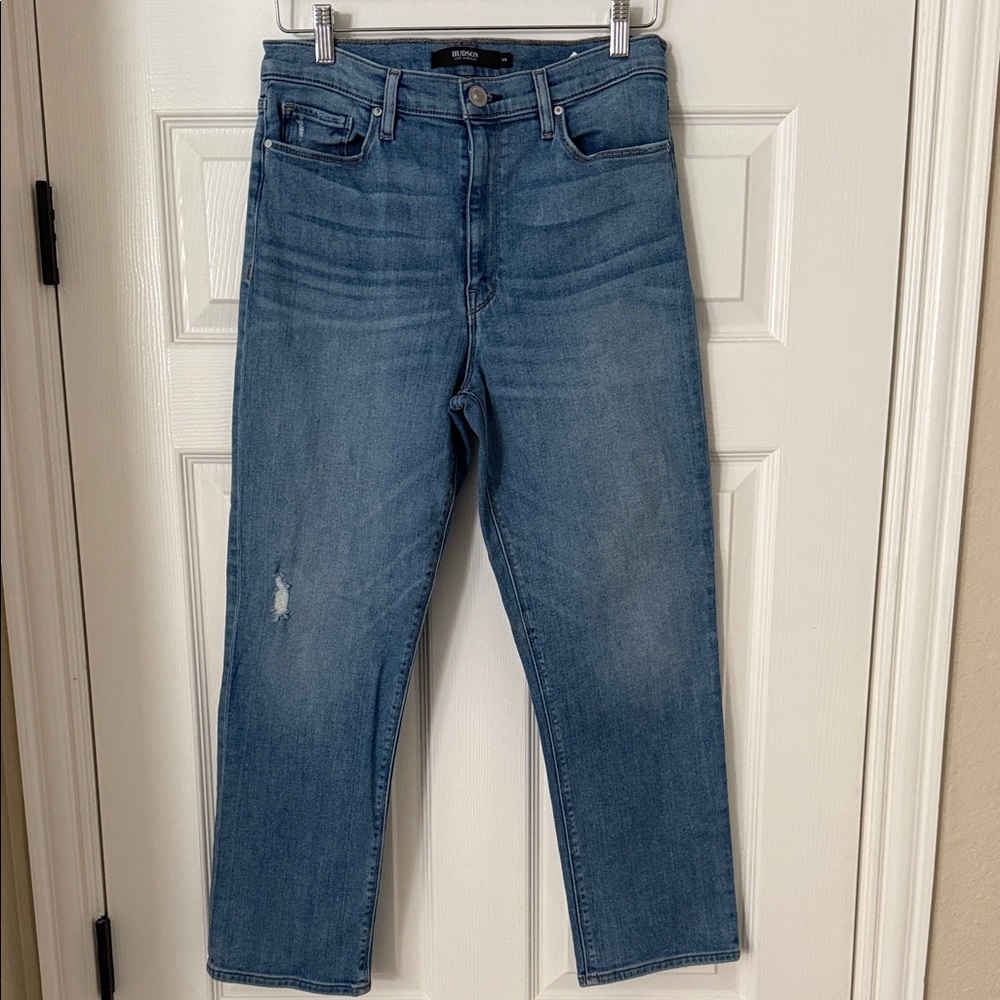 Hudson Jeans Women's Straight Blue Denim